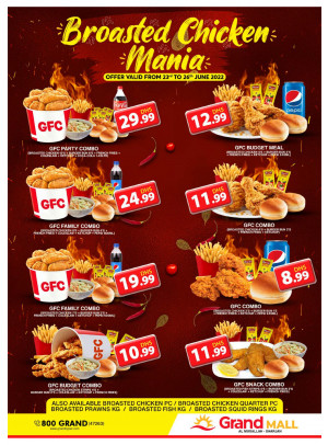 Broasted Chicken Mania - Grand Mall Sharjah