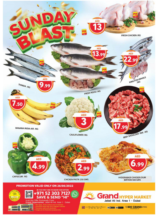 Sunday Blast - Grand Hypermarket Jebel Ali