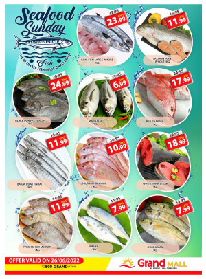 Seafood Sunday - Grand Mall Sharjah