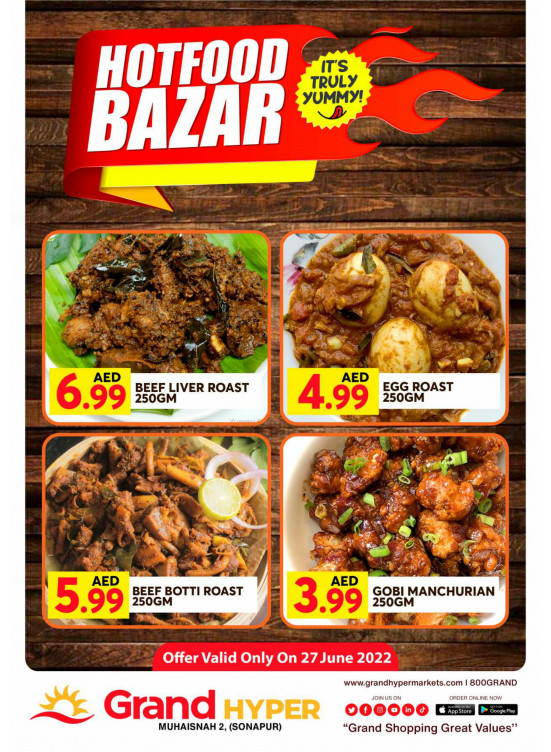Hot Food Bazar - Grand Hyper Muhaisnah