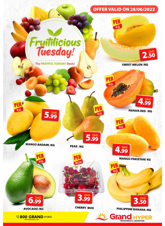Fruitilicious Tuesday - Grand Hyper Muhaisnah