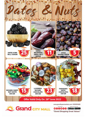 Dates & Nuts Offers - Grand City Mall