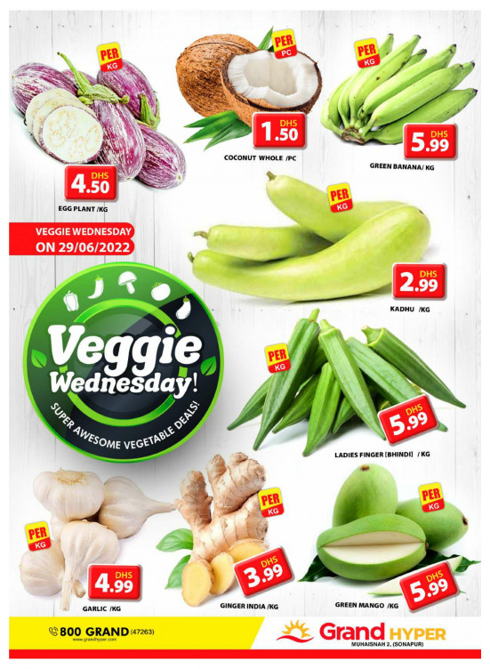 Veggie Wednesday - Grand Hyper Muhaisnah