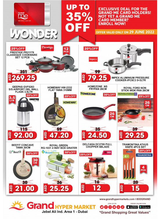 Wonder Deals - Grand Hypermarket Jebel Ali