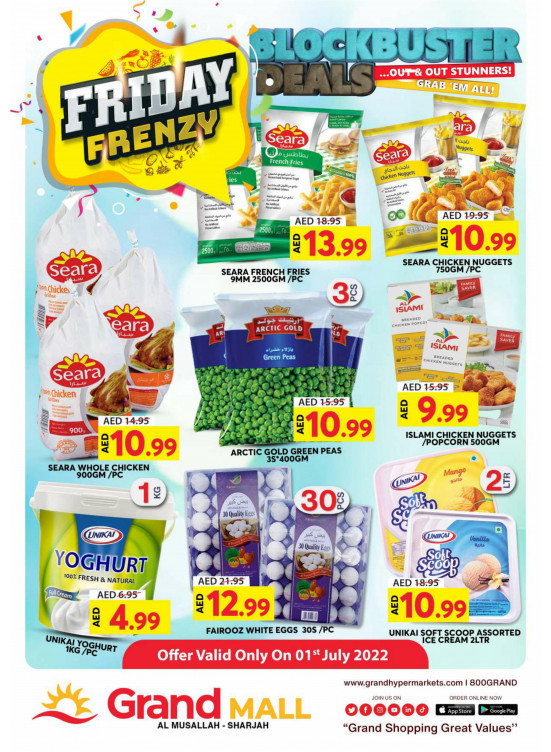 Friday Offers - Grand Mall Sharjah