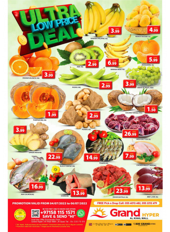 Ultra Low Price Deal - Grand Hyper Al Khail Mall