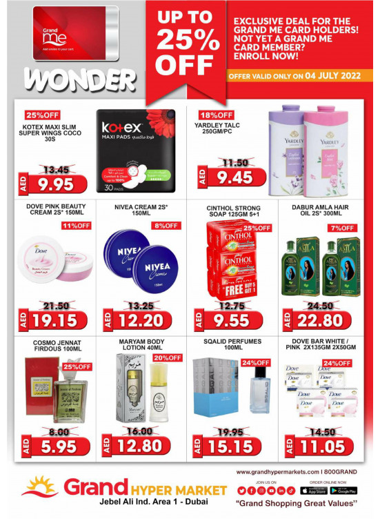 Wonder Deals - Grand Hypermarket Jebel Ali