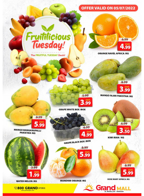Fruitilicious Tuesday - Grand Mall Sharjah
