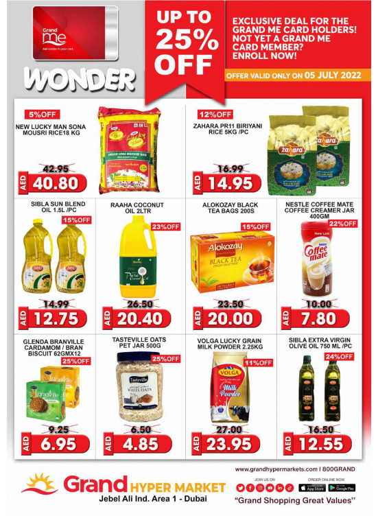 Wonder Deals - Grand Hypermarket Jebel Ali