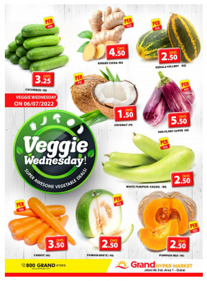 Veggie Wednesday - Grand Hypermarket Jebel Ali