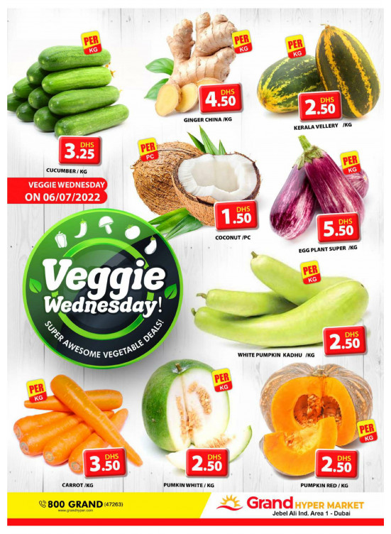 Veggie Wednesday - Grand Hypermarket Jebel Ali