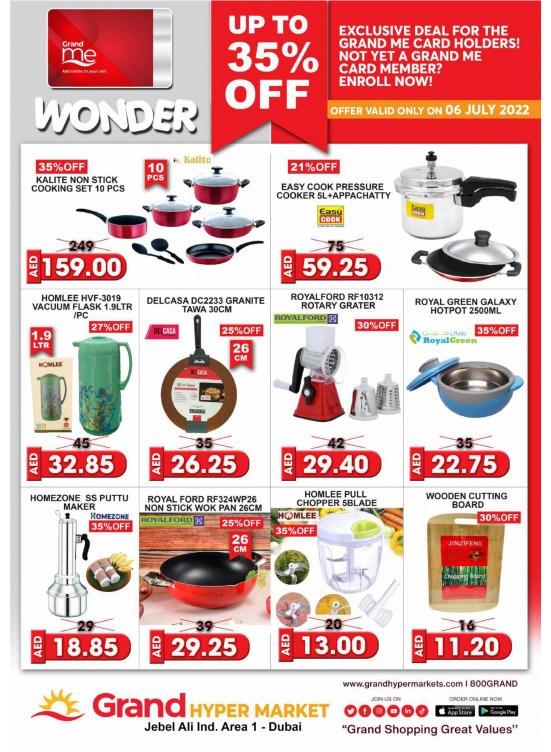 Wonder Deals - Grand Hypermarket Jebel Ali