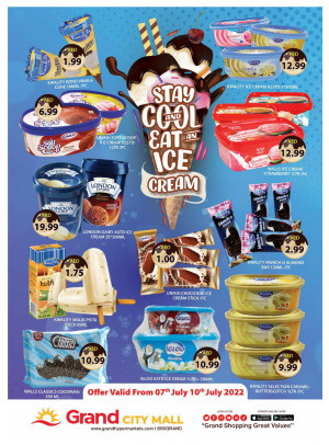 Ice Cream Offers - Grand City Mall