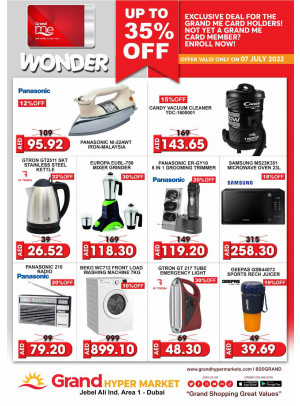 Wonder Deals - Grand Hypermarket Jebel Ali