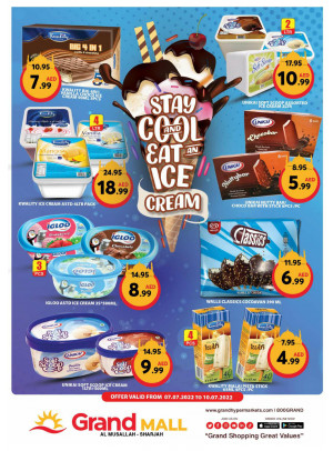 Ice Cream Offers - Grand Mall Sharjah