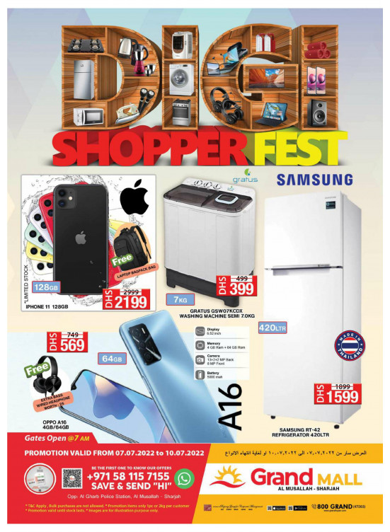 Shopping Deals - Grand Mall Sharjah