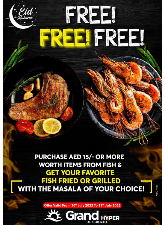 Fish Offers - Grand Hyper Al Khail Mall