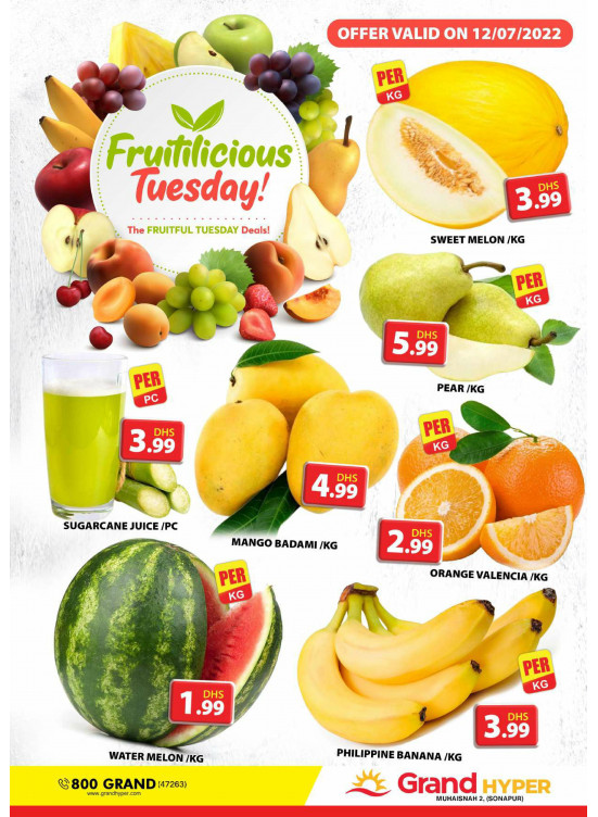 Fruitilicious Tuesday - Grand Hyper Muhaisnah