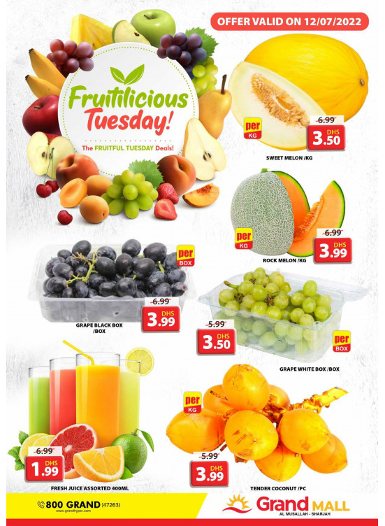 Fruitilicious Tuesday - Grand Mall Sharjah