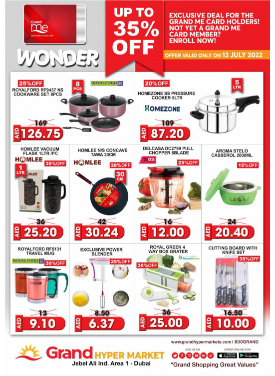 Wonder Deals - Grand Hypermarket Jebel Ali