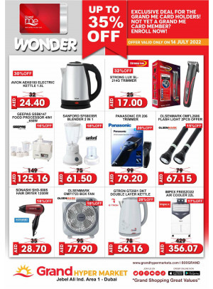 Wonder Deals - Grand Hypermarket Jebel Ali