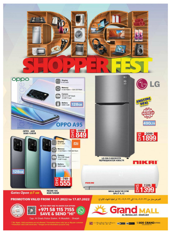 Shopping Deals - Grand Mall Sharjah