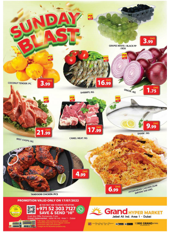 Sunday Blast - Grand Hypermarket Jebel Ali