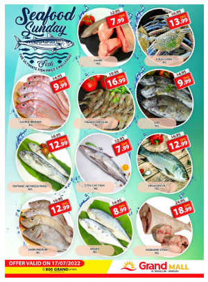 Seafood Sunday - Grand Mall Sharjah