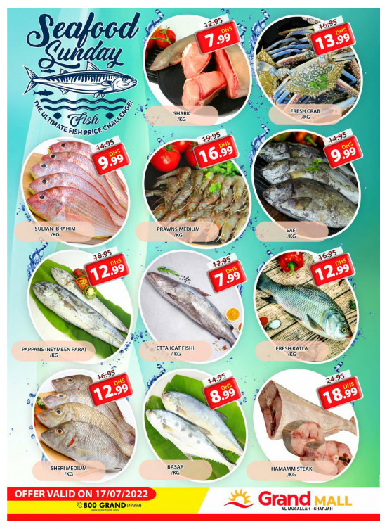Seafood Sunday - Grand Mall Sharjah