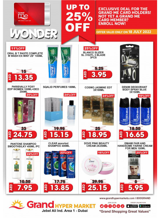 Wonder Deals - Grand Hypermarket Jebel Ali