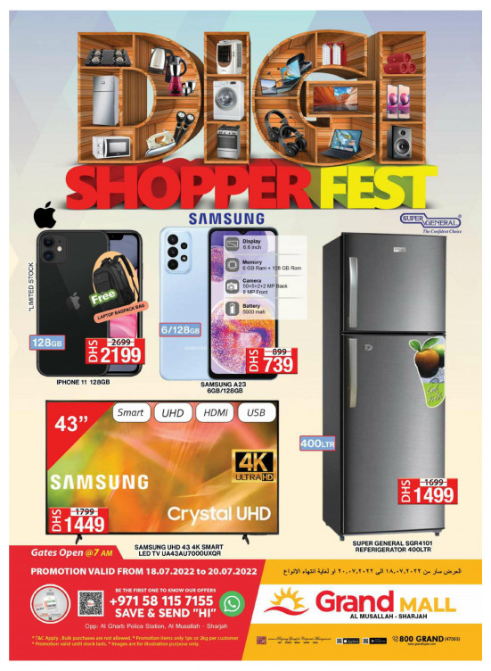 Shopping Deals - Grand Mall Sharjah