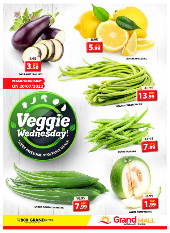 Veggie Wednesday - Grand Mall Sharjah