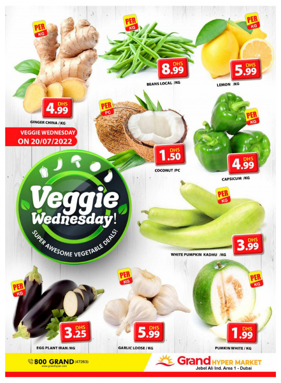 Veggie Wednesday - Grand Hypermarket Jebel Ali