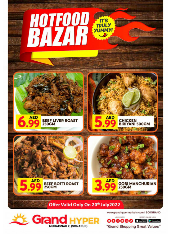 Hot Food Bazar - Grand Hyper Muhaisnah