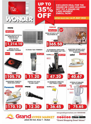 Wonder Deals - Grand Hypermarket Jebel Ali
