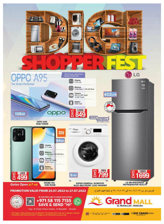Shopping Deals - Grand Mall Sharjah
