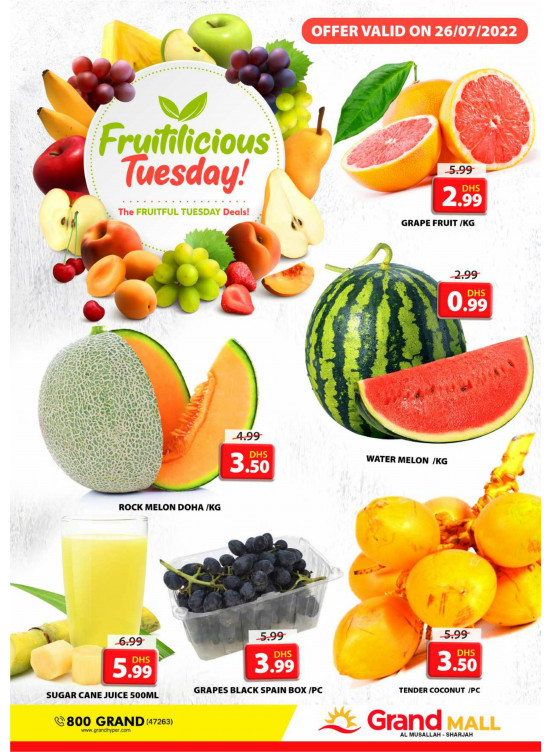 Fruitilicious Tuesday - Grand Mall Sharjah