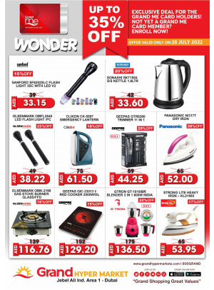 Wonder Deals - Grand Hypermarket Jebel Ali