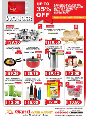 Wonder Deals - Grand Hypermarket Jebel Ali