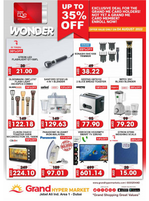 Wonder Deals - Grand Hypermarket Jebel Ali