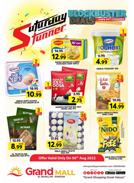 Saturday Deals - Grand Mall Sharjah