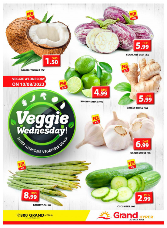 Veggie Wednesday - Grand Hyper Al khail Mall