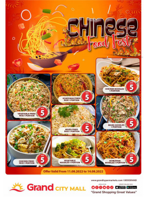 Chinese Food Fest - Grand City Mall