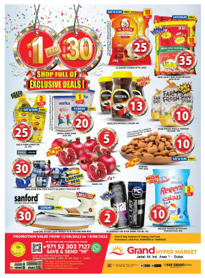 Weekend Deals - Grand Hypermarket Jebel Ali