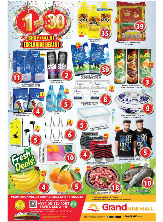 Weekend Deals - Grand Mini Mall