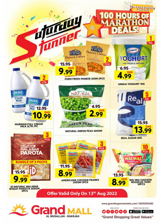 Saturday Deals - Grand Mall Sharjah