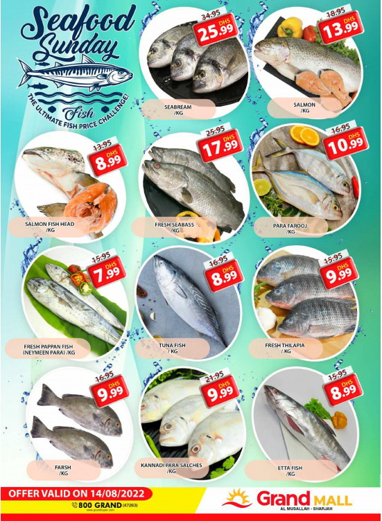 Seafood Sunday - Grand Mall Sharjah