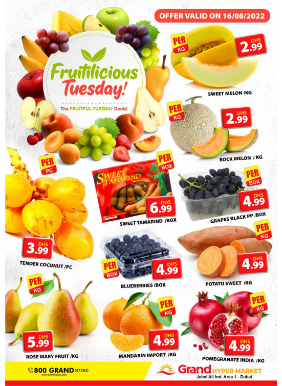 Fruitilicious Tuesday - Grand Hypermarket Jebel Ali
