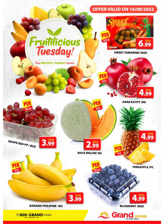 Fruitilicious Tuesday - Grand Hyper Al Khail Mall