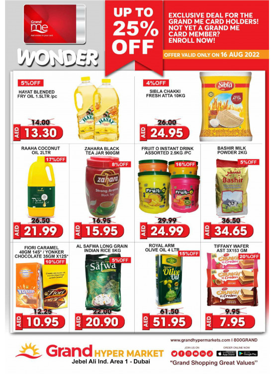 Wonder Deals - Grand Hypermarket Jebel Ali
